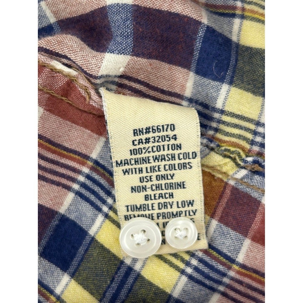 Salt Valley Western Plaid Pearl Snap Shirt M - Picture 8 of 8